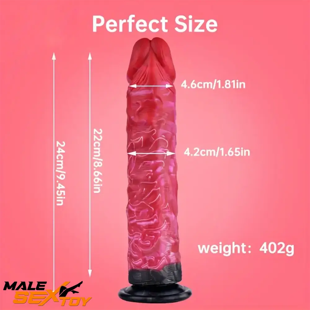 9.45in Unisex Big Silicone Soft Dildo For Prostate Stimulation Vagina Male Sex Toy