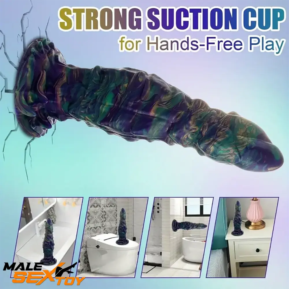 9.84in Body Safe Silicone Big Soft Monster Dildo For Women Sex Male Sex Toy