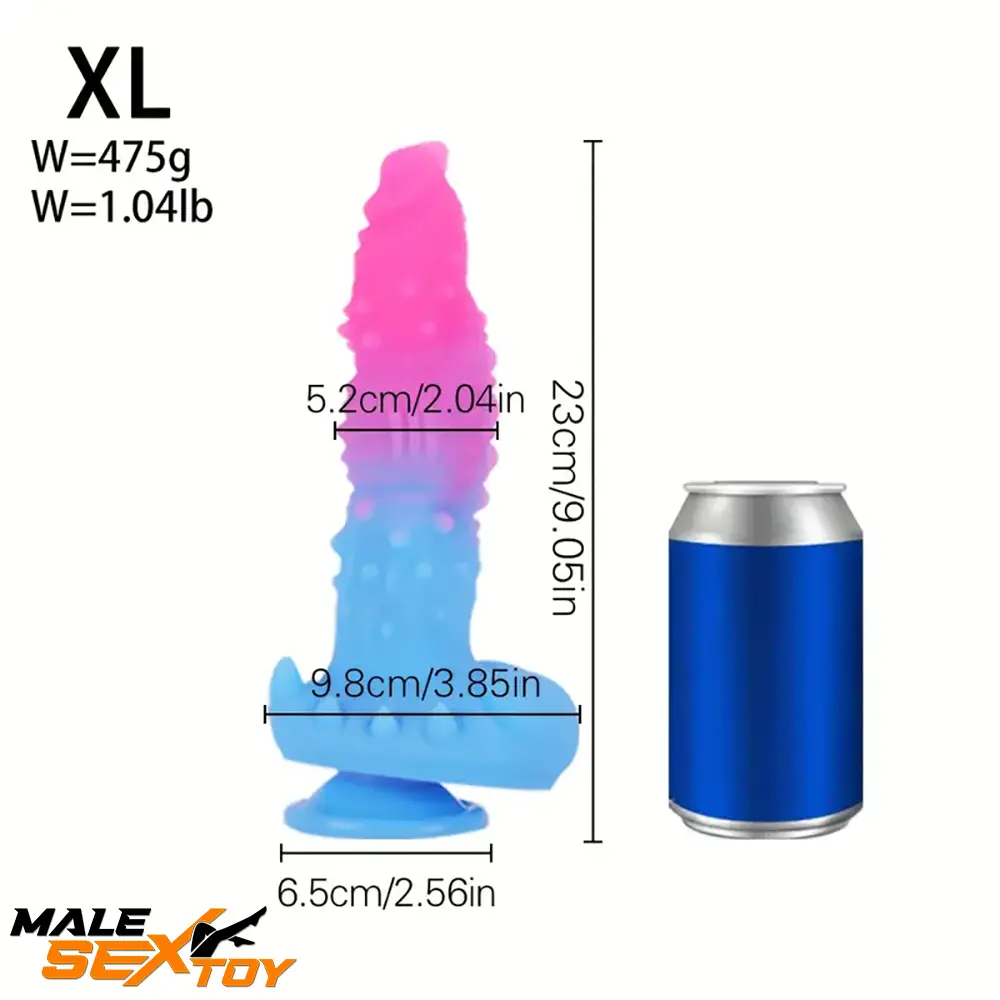 6.3in 7.08in 7.87in 9.05in 10.23in Silicone Fantasy Soft Dildo Female Toy Male Sex Toy