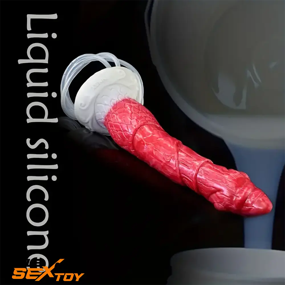 8.46in Body Safe Silicone Big Soft Dragon Dildo For Women Adults Male Sex Toy