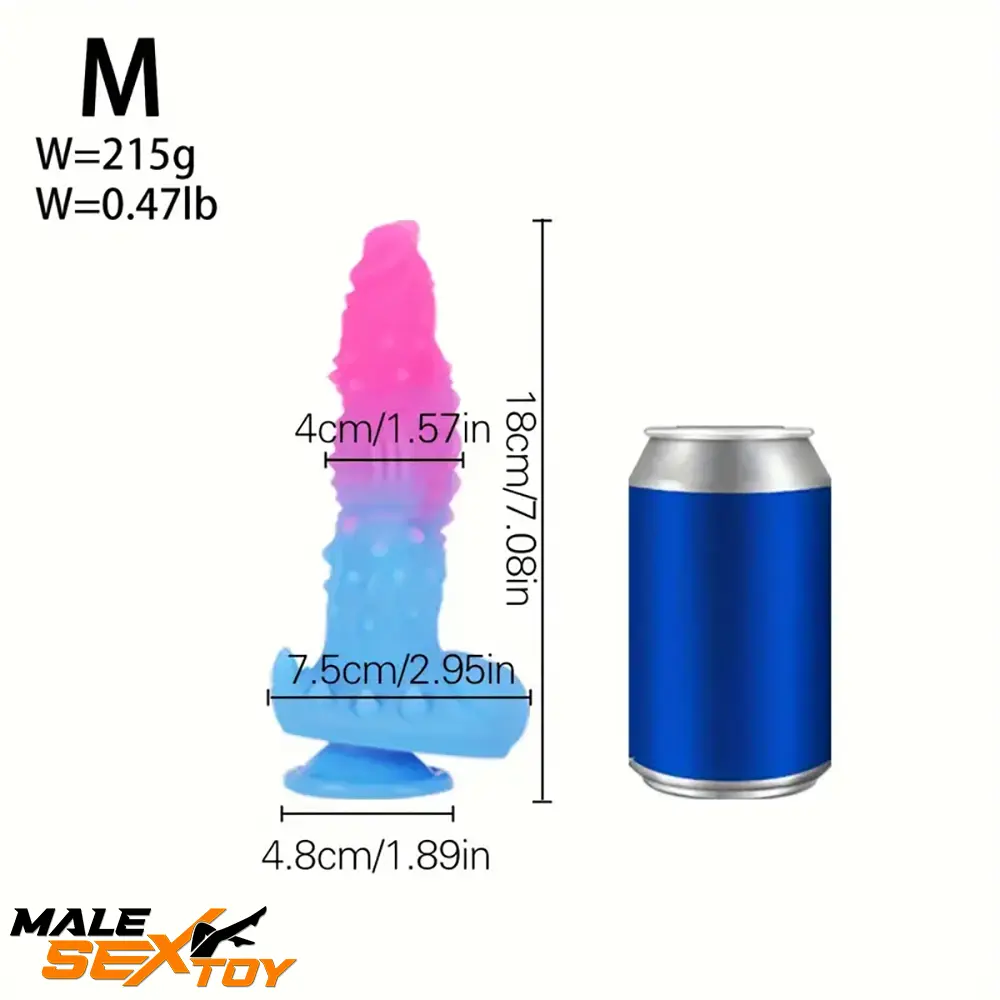 6.3in 7.08in 7.87in 9.05in 10.23in Silicone Fantasy Soft Dildo Female Toy Male Sex Toy