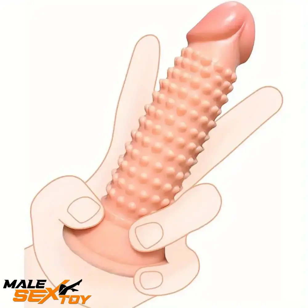 5.2in Spiked Dildo For Anal Expansion Adult Female Toy With Suction Cup Male Sex Toy