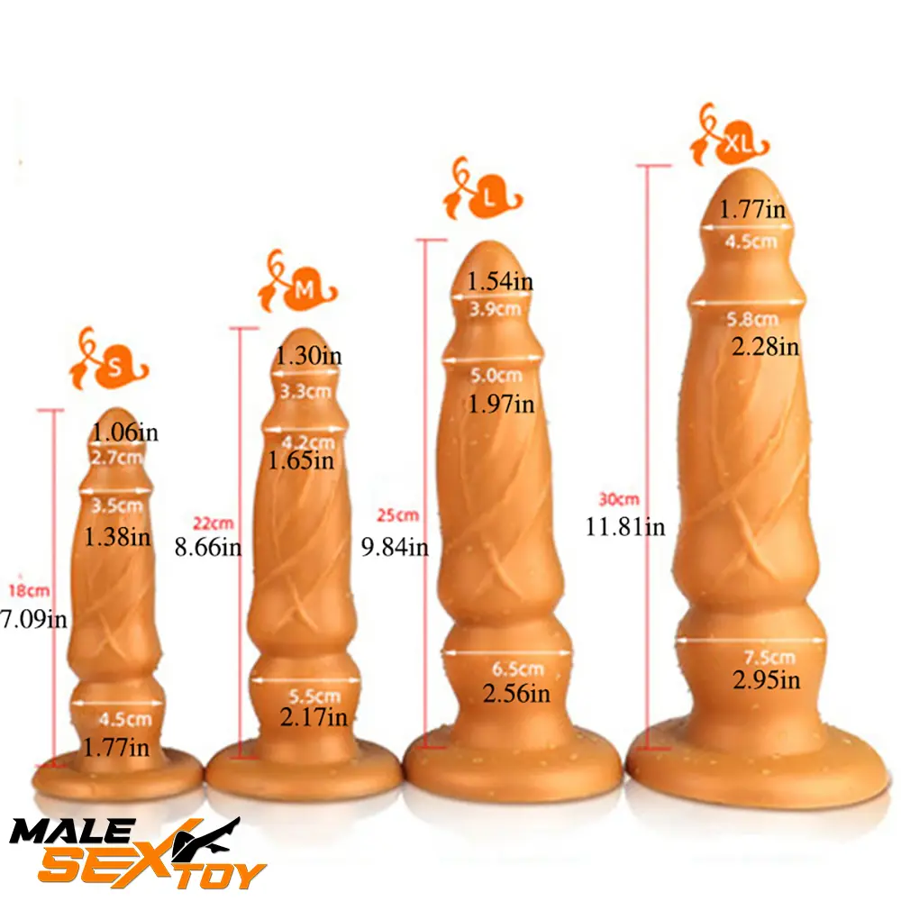 7.09in 8.66in 9.84in 11.81in Silicone Soft Big Dildo For Anal Adult Toy Male Sex Toy