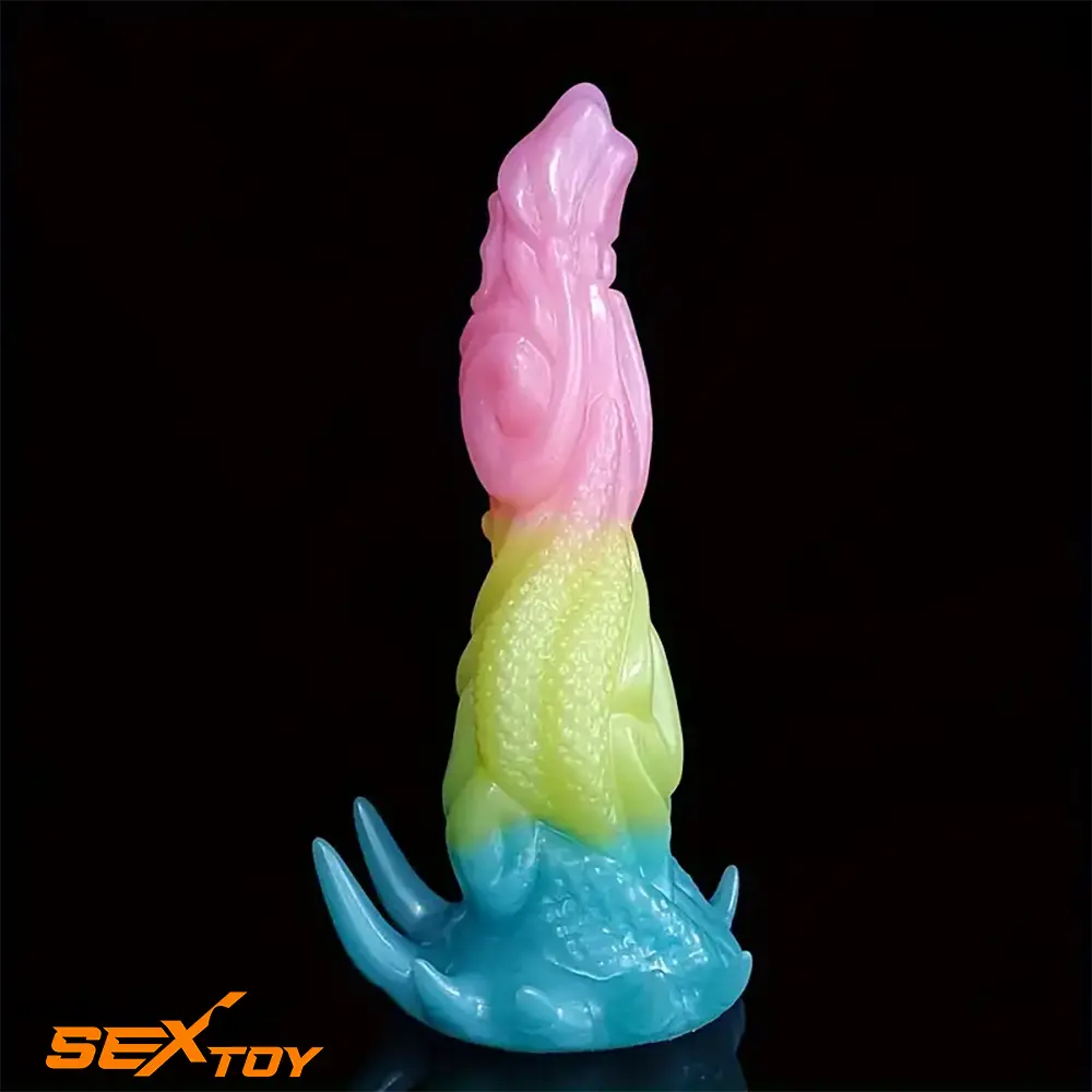 9.06in Silicone Dragon Big Soft Dildo For G-Spot Anal Female Sex Male Sex Toy