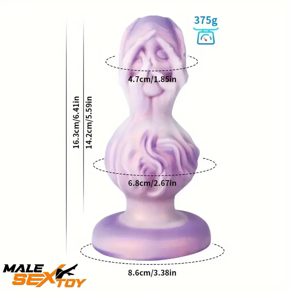5.51in 6.41in 7.28in Fantasy Monster Cock Dildo Butt Plug For Women Male Sex Toy