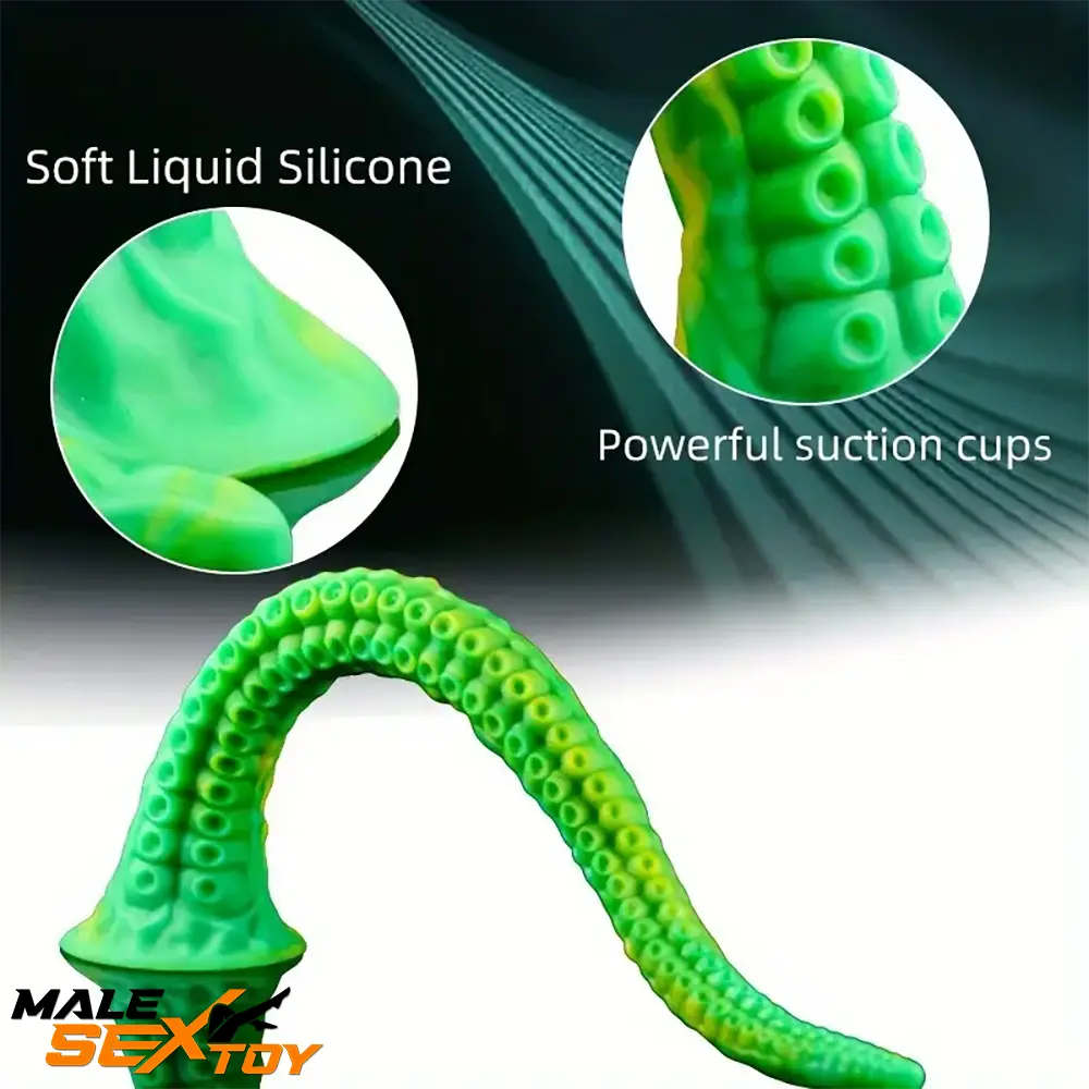 14.17in 17.7in 22.04in Alienophallos Octopus Silicone Soft Big Dildo Male Sex Toy