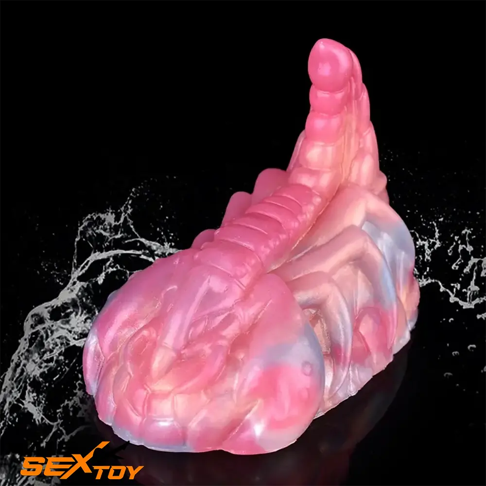 3.54in Animal Small Scorpion Style Silicone Soft Cock Dildo For Anus Male Sex Toy