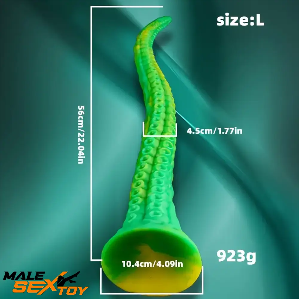 14.17in 17.7in 22.04in Alienophallos Octopus Silicone Soft Big Dildo Male Sex Toy