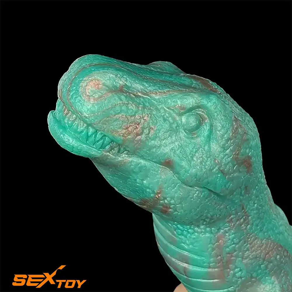 8.66in Fantasy Animal Dinosaur Monster Silicone Thick Soft Dildo Male Sex Toy
