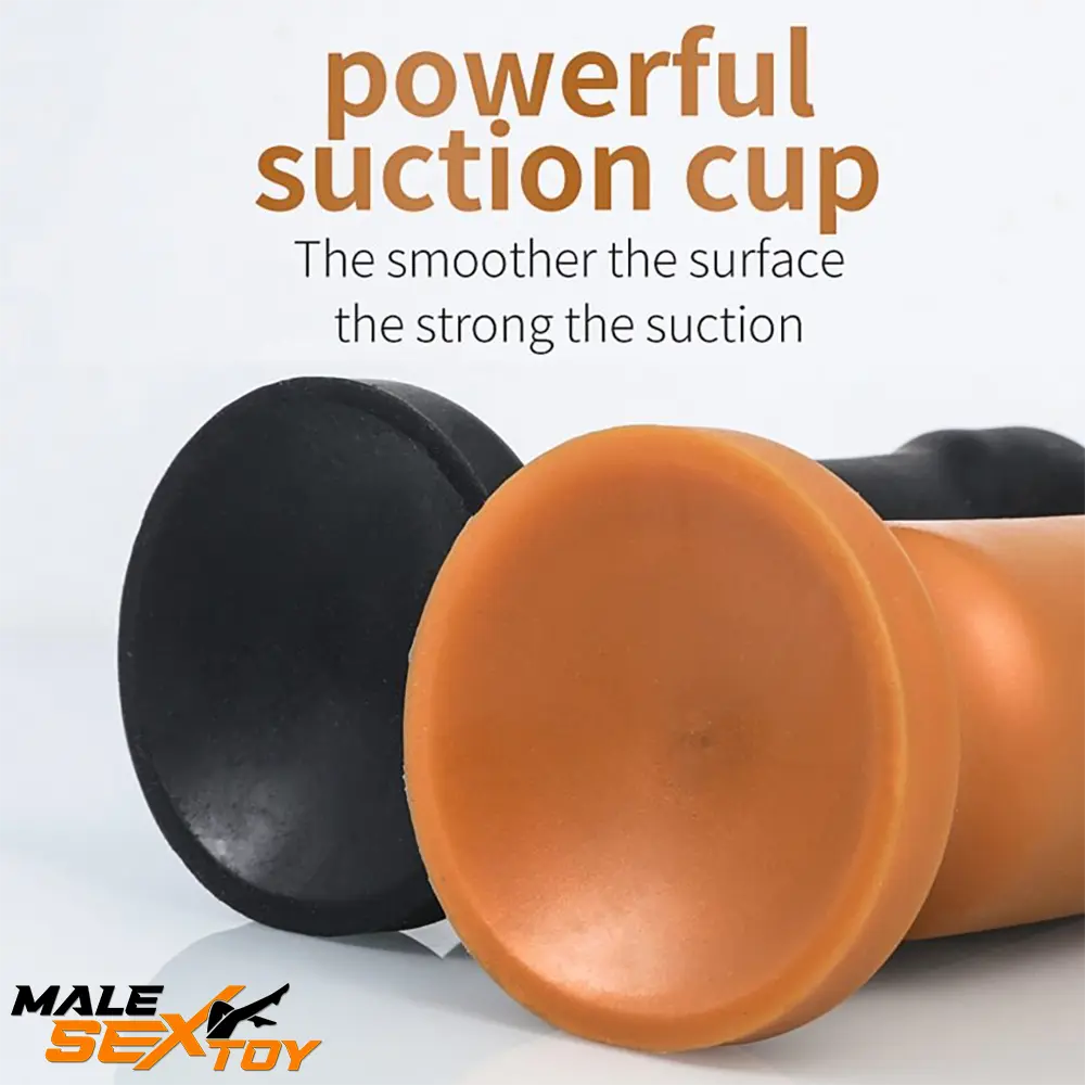 5.12in 6.29in 7.87in 9.06in Silicone Soft Odd Female Suction Cup Dildo Male Sex Toy
