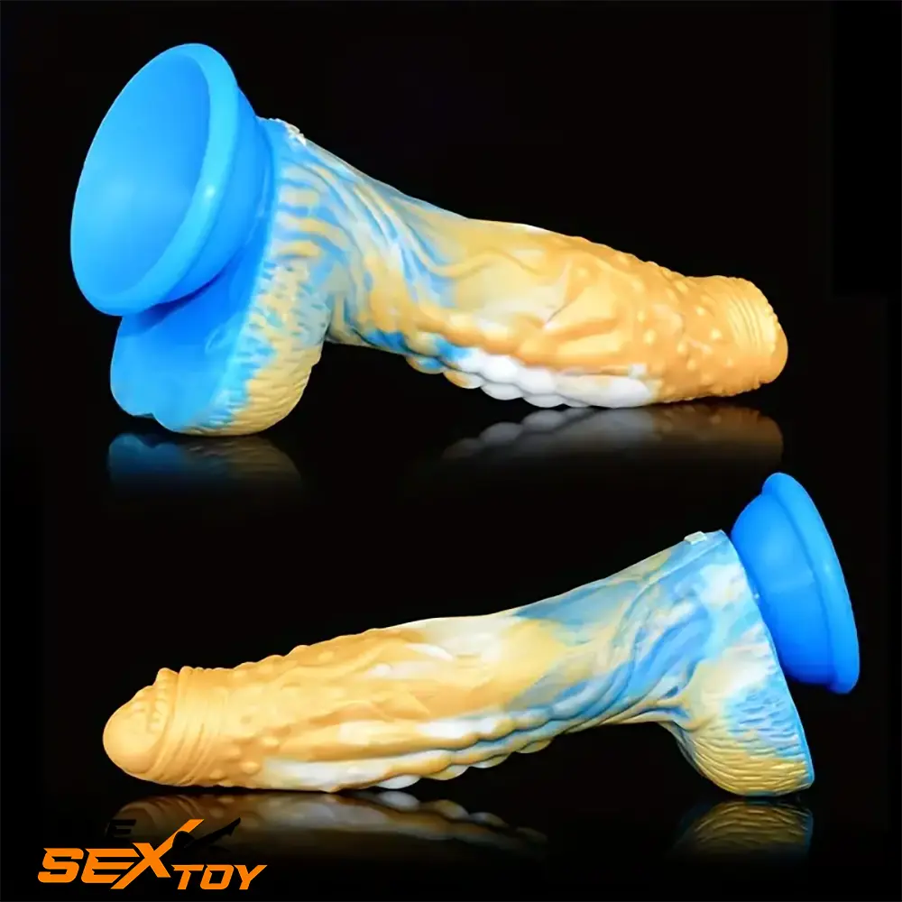 7.67in Silicone Fantasy Soft Dildo For G-Spot Anal Stimulation Female Toy Male Sex Toy