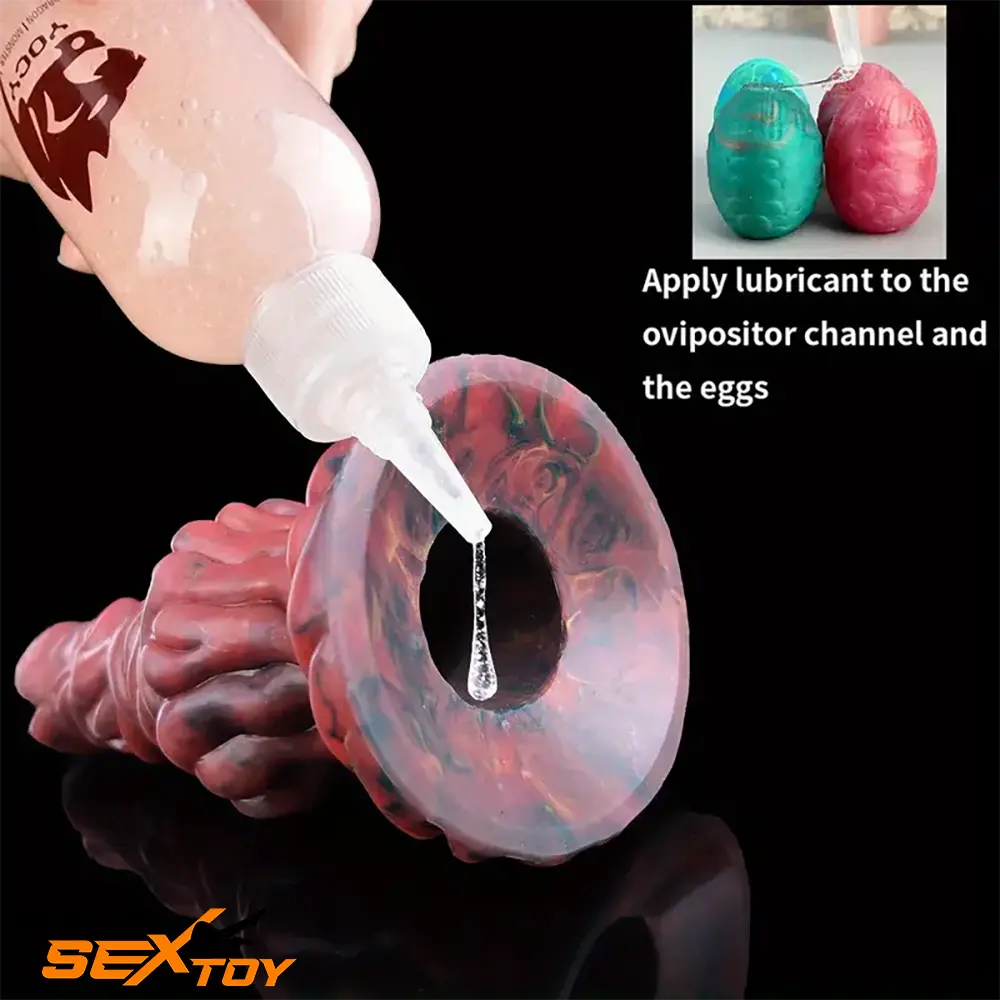7.99in Silicone Soft Big Knot Alien Ovipositor Dildo For Sex Lay Eggs Male Sex Toy