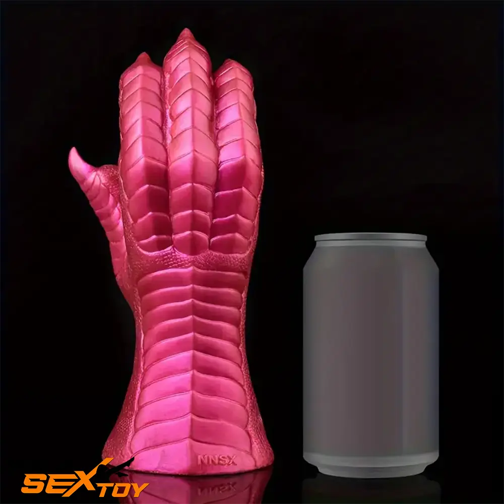 8.66in Fantasy Monster Hands Silicone Soft Dildo For Women G Spot Male Sex Toy