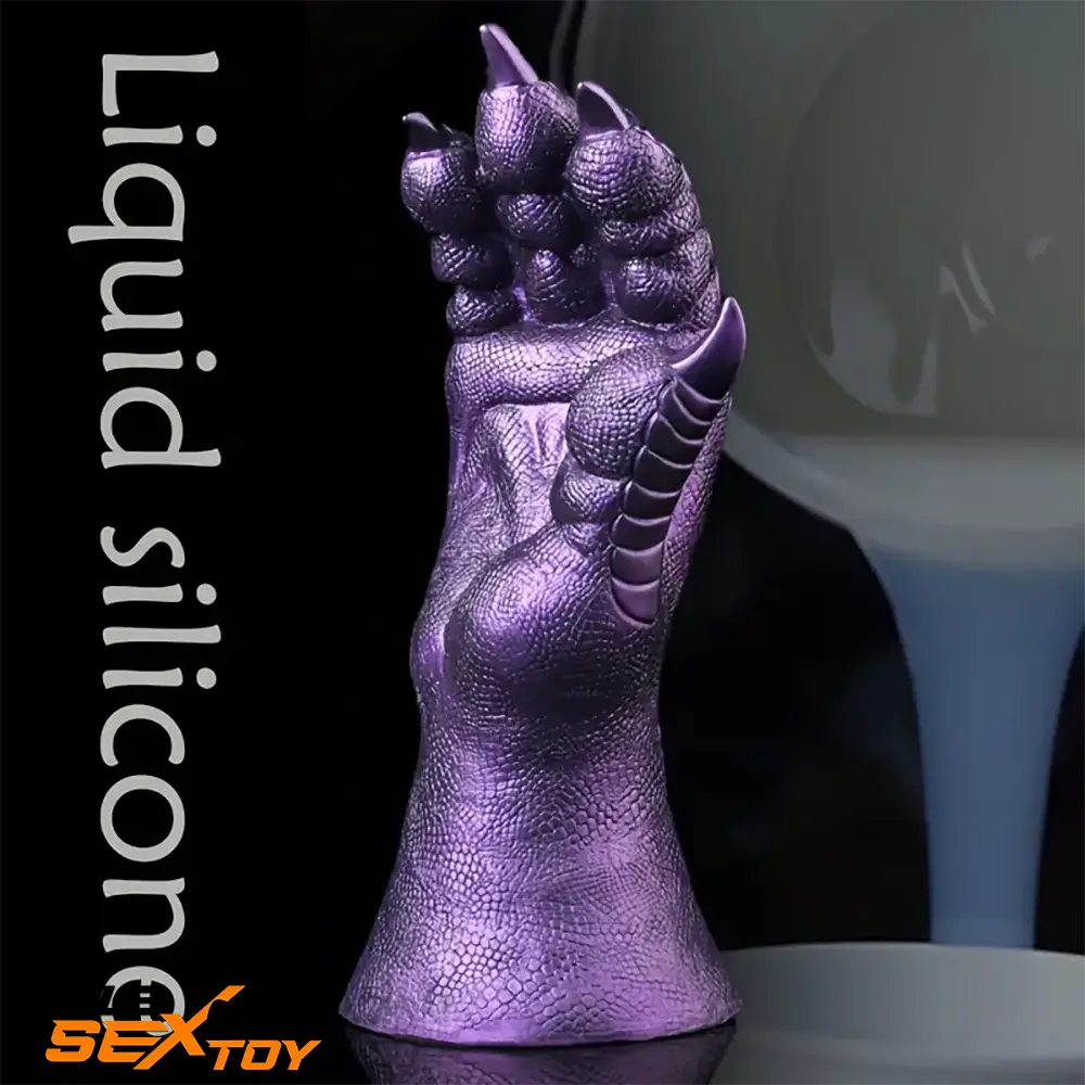 8.66in Fantasy Monster Hands Silicone Soft Dildo For Women G Spot Male Sex Toy