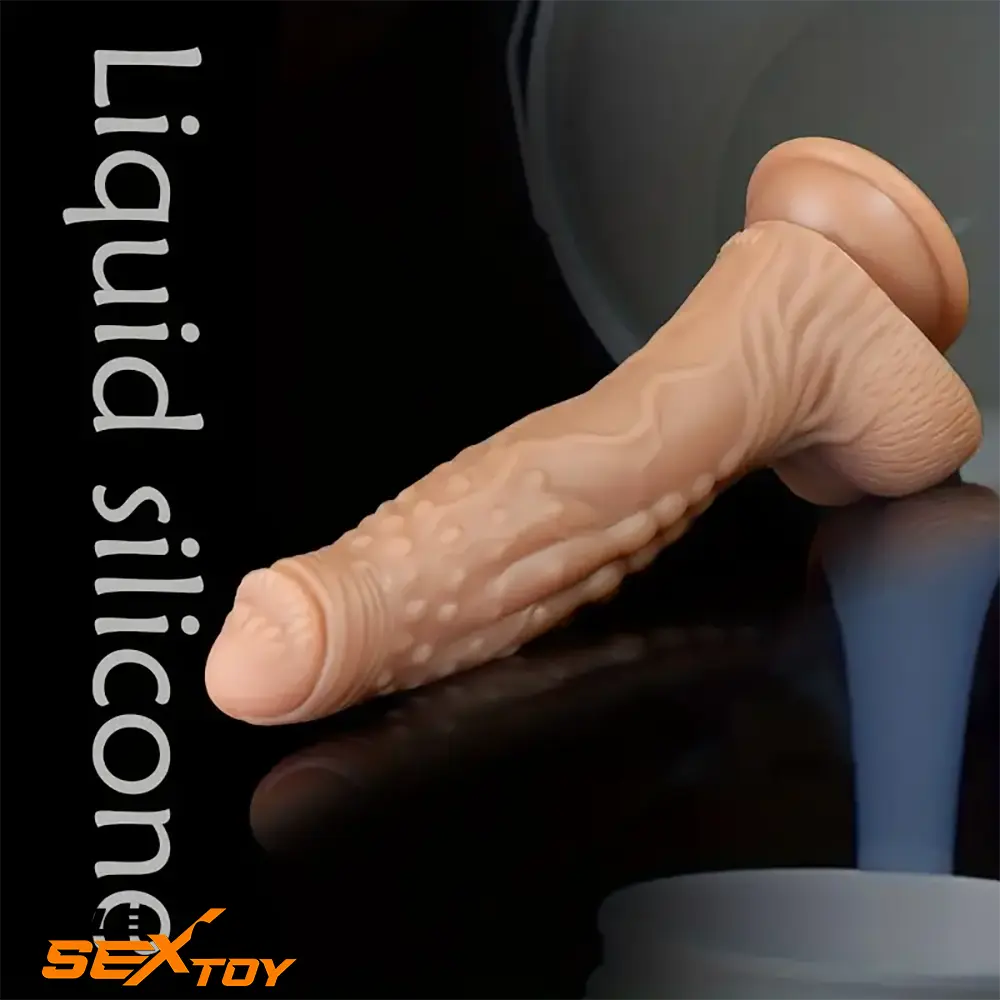 7.67in Silicone Fantasy Soft Dildo For G-Spot Anal Stimulation Female Toy Male Sex Toy