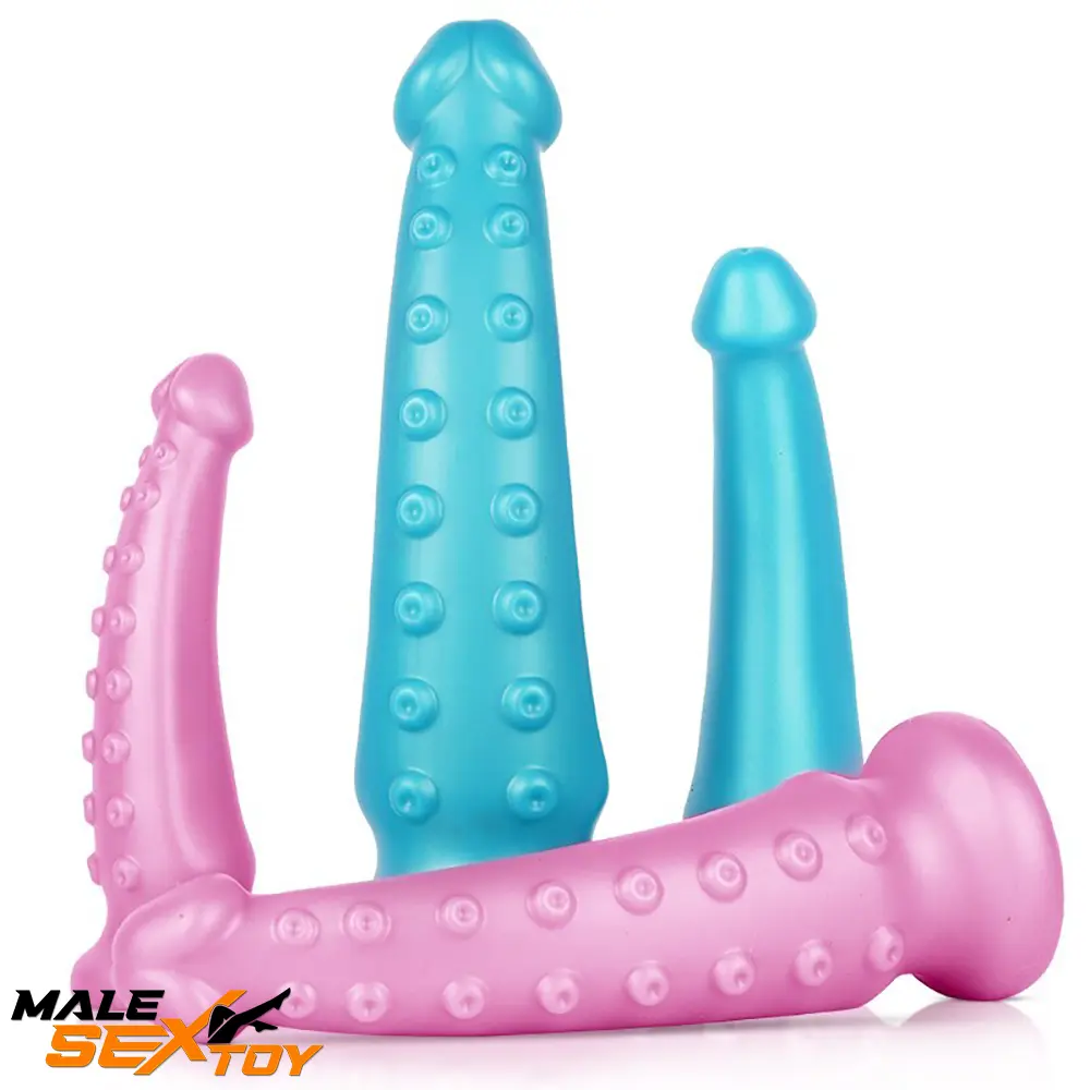 8.27in 9.84in 11.42in 12.99in Silicone Octopus Tentacle Huge Dildo Male Sex Toy