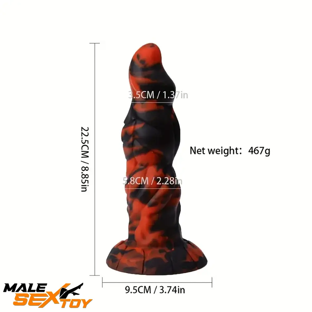 8.85in Monster Anal Silicone Fantasy Big Dildo For Women Female Male Sex Toy