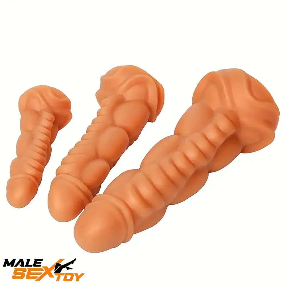 5.91in 8.66in 10.55in Unisex Silicone Fantasy Big Soft Love Odd Dildo Male Sex Toy