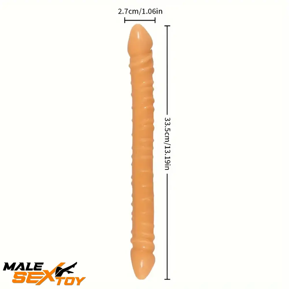 13.19in Dual Ended Long Big Dildo Sex Toy For Clit Increased Stimulation Male Sex Toy