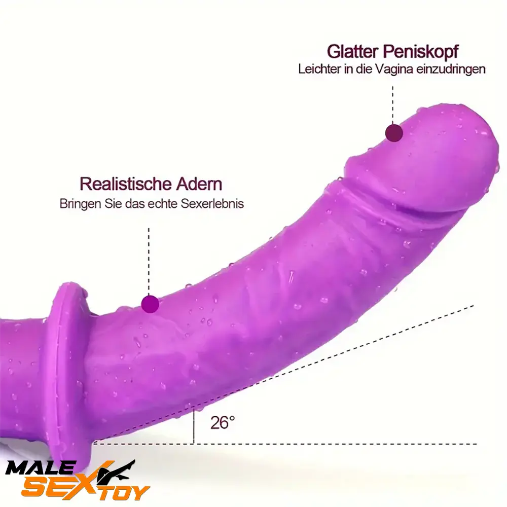 11.22in 12in Double-headed Big Dildo For Female Pleasure Adult Use Male Sex Toy