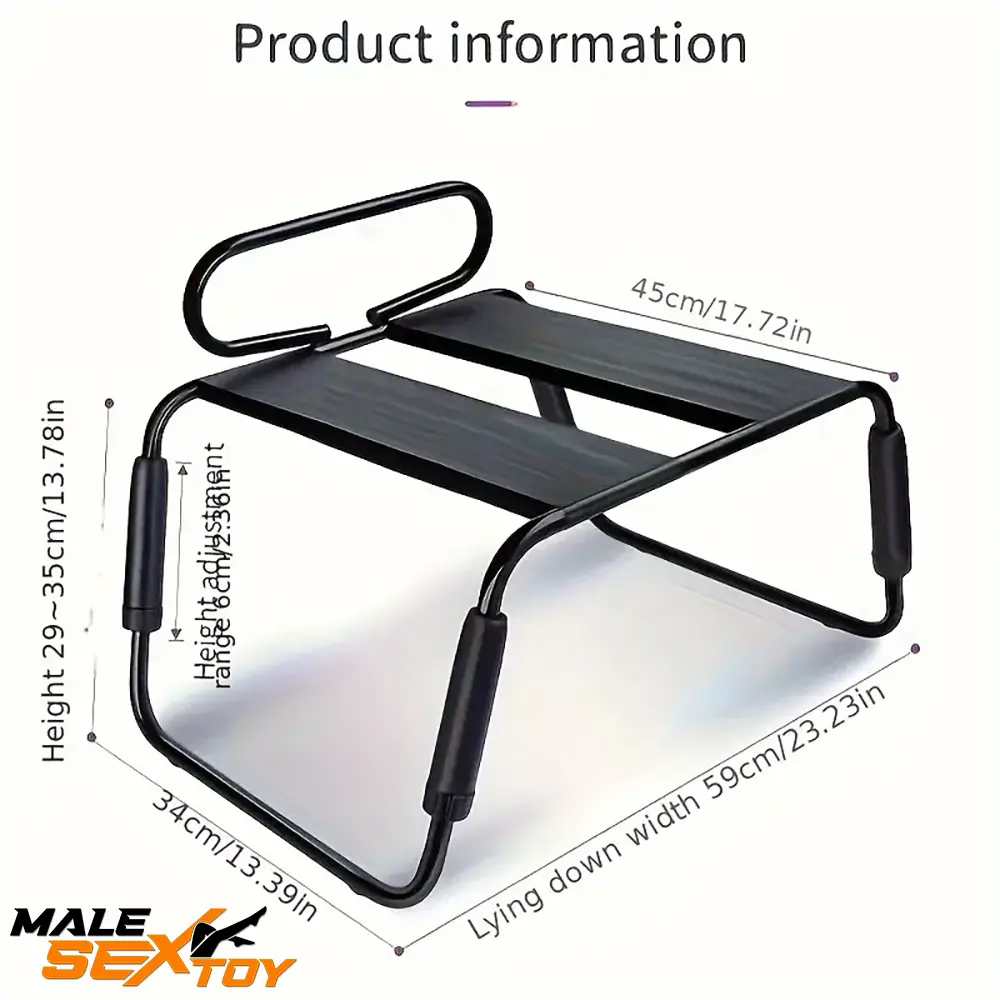 Adjustable Folding Dildo Chair For Women With Removable Headrest Male Sex Toy