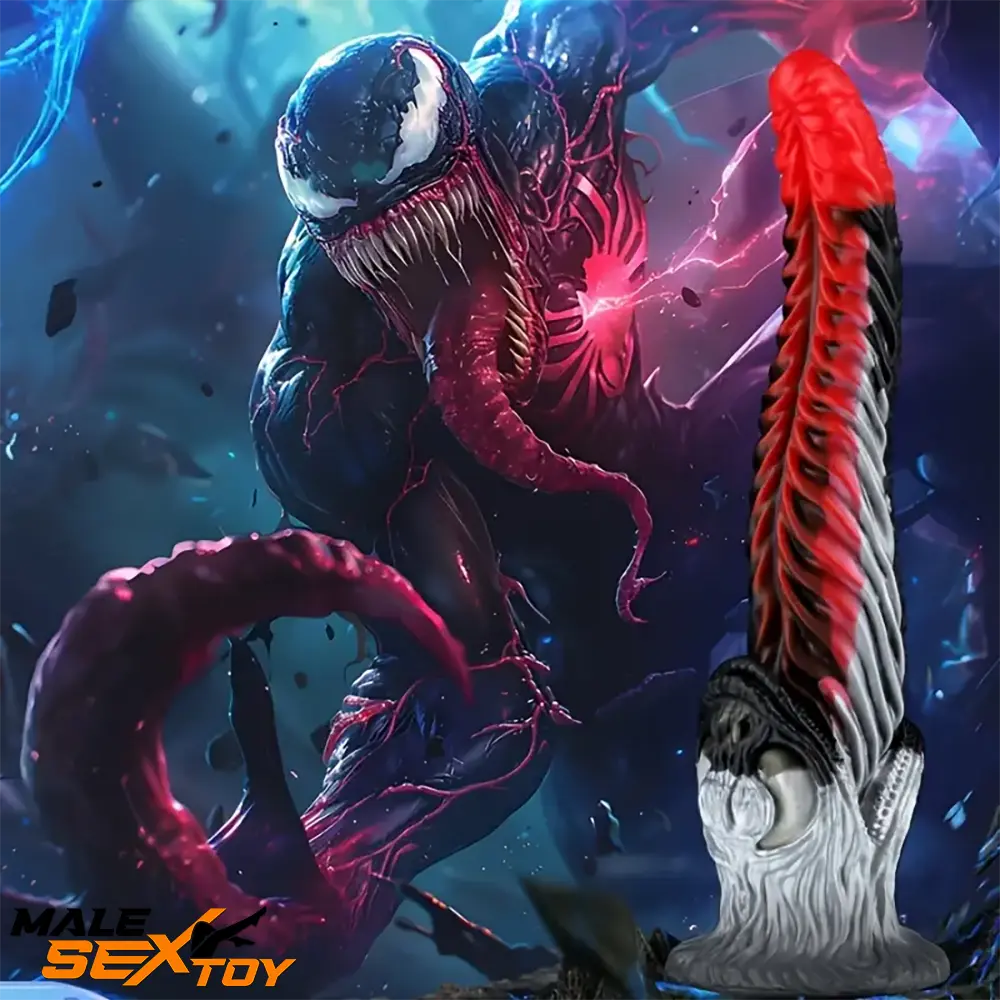 7.09in Silicone Flexible Monster Fantasy Dildo For Couples Female Male Sex Toy