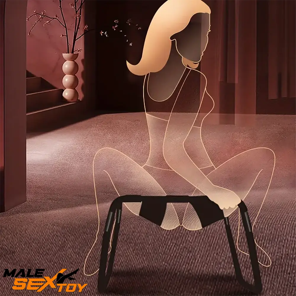 BDSM Sex Dildo Chair With Armrest For Couple Flirting Sex Love Toy Male Sex Toy