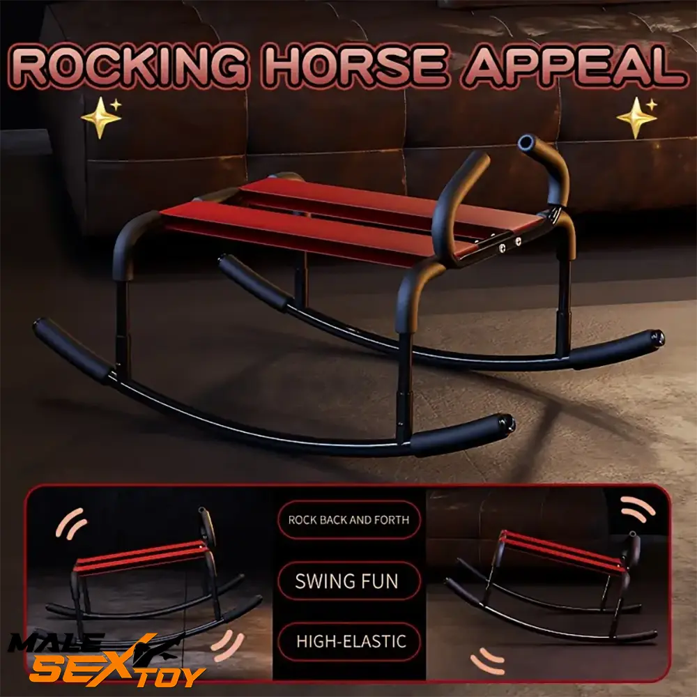 Horse Rocking Dildo Chair With Handrails For Couples Intimate Stool Male Sex Toy