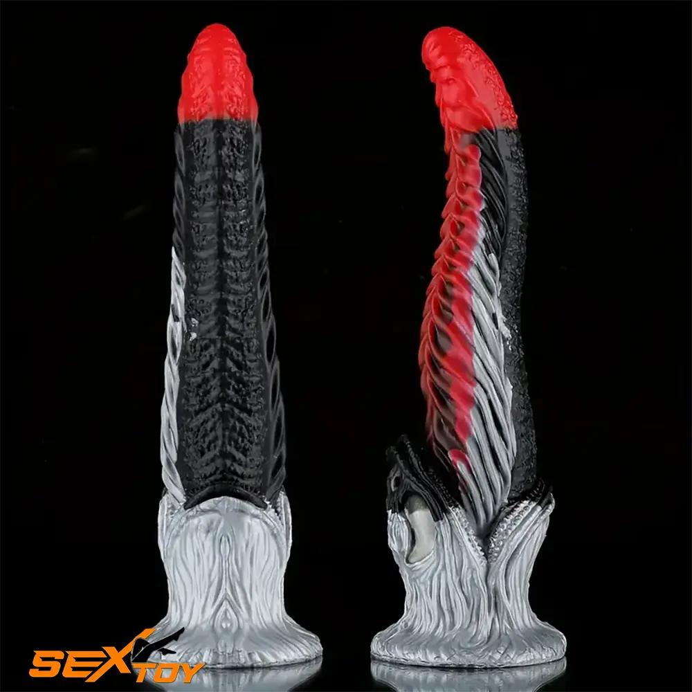 7.09in Silicone Flexible Monster Fantasy Dildo For Couples Female Male Sex Toy