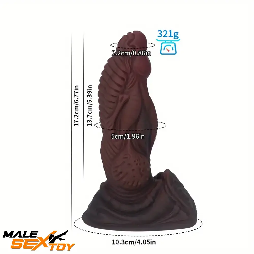 6.77in Fantasy Monster Knots Silicone Soft Dildo Sex Toy For Female Male Sex Toy