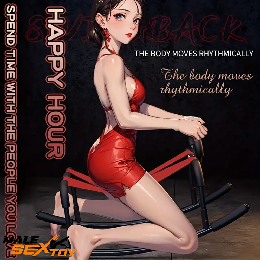 Horse Rocking Dildo Chair With Handrails For Couples Intimate Stool Male Sex Toy