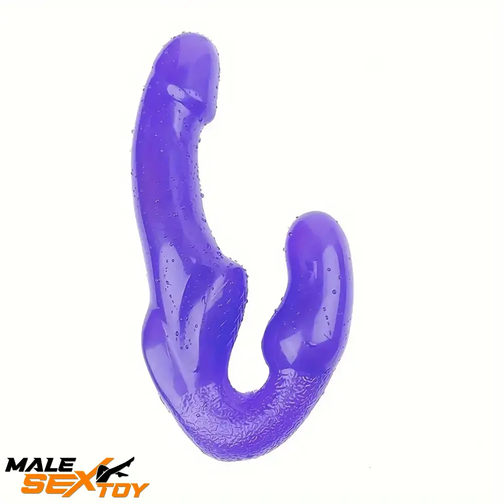 9.05in Dual Heads Strapless Strapon Dildo For Couples Lesbian Female Male Sex Toy