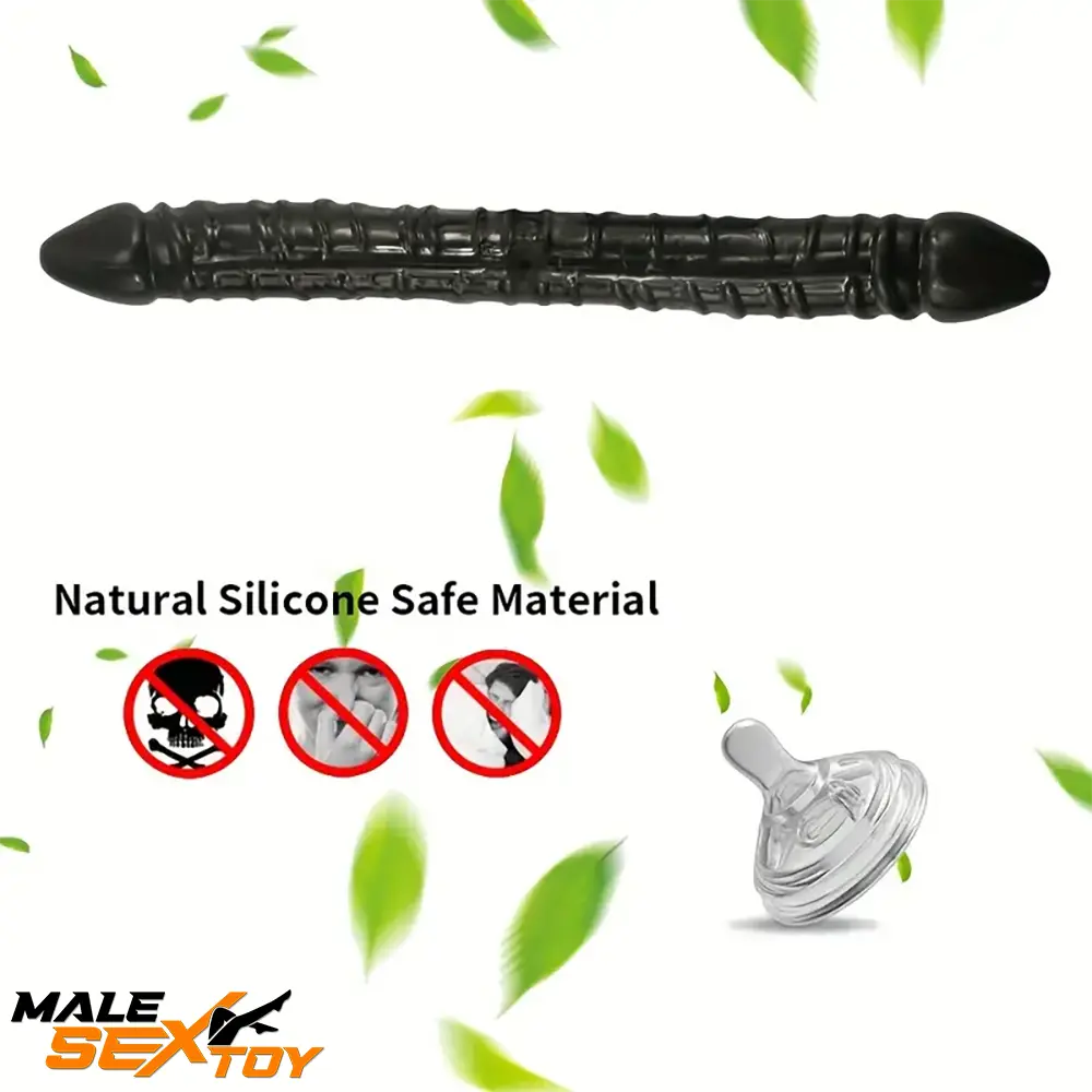 13.19in Dual Ended Long Big Dildo Sex Toy For Clit Increased Stimulation Male Sex Toy