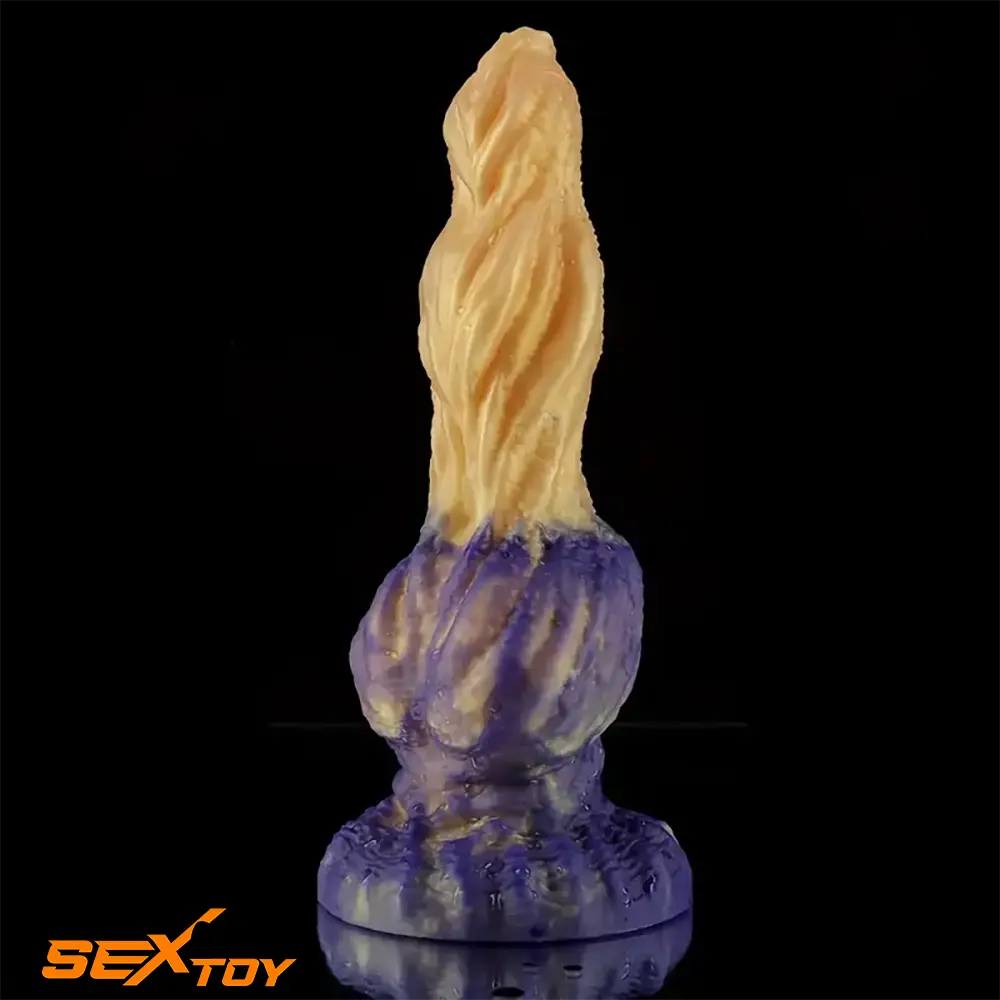 6.38in Liquid Silicone Soft Monster Dildo For Women Sex Female Male Sex Toy