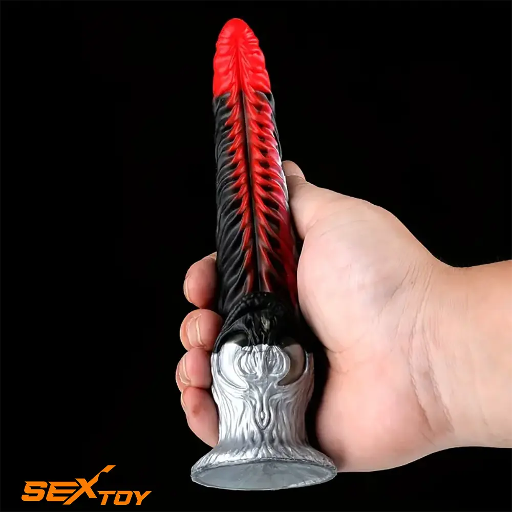 7.09in Silicone Flexible Monster Fantasy Dildo For Couples Female Male Sex Toy