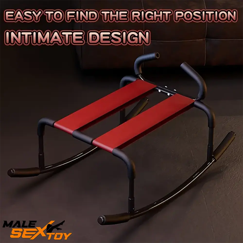 Horse Rocking Dildo Chair With Handrails For Couples Intimate Stool Male Sex Toy