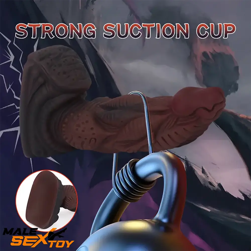 6.77in Fantasy Monster Knots Silicone Soft Dildo Sex Toy For Female Male Sex Toy