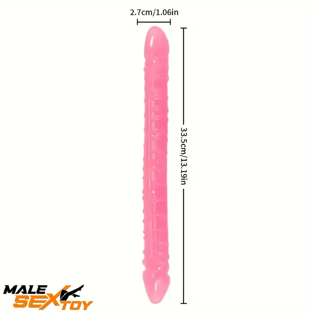 13.19in Dual Ended Long Big Dildo Sex Toy For Clit Increased Stimulation Male Sex Toy