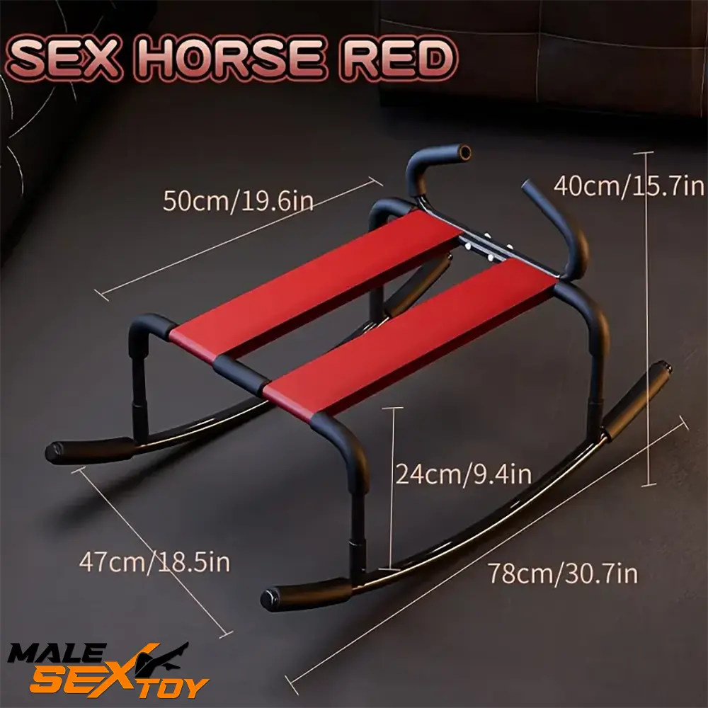 Horse Rocking Dildo Chair With Handrails For Couples Intimate Stool Male Sex Toy