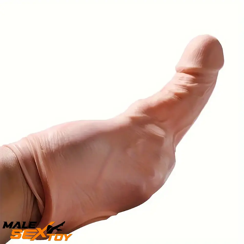 8.27in Lifelike Big Dildo Cock Sleeve For Penis Extension Masturbation Male Sex Toy