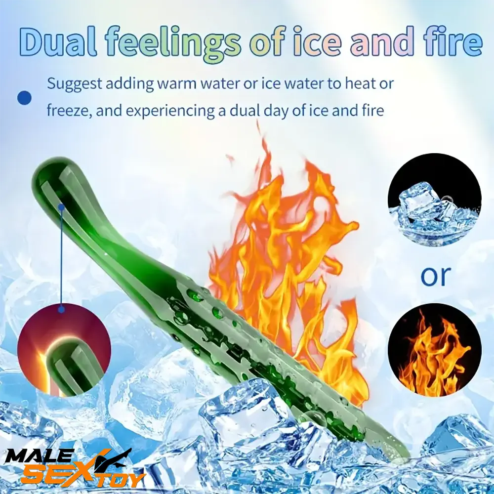 6.2in 7.5in 7.7in Multiple Colors Fruit Vegetable Crystal Glass Anal Dildo Male Sex Toy