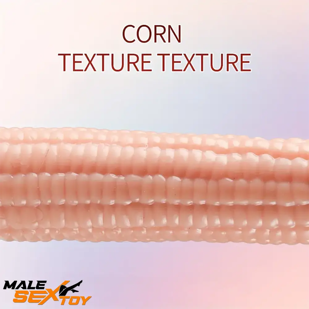 7.09in Real Vegetable Corn Dildo For Adults Vagina With Sucker Male Sex Toy
