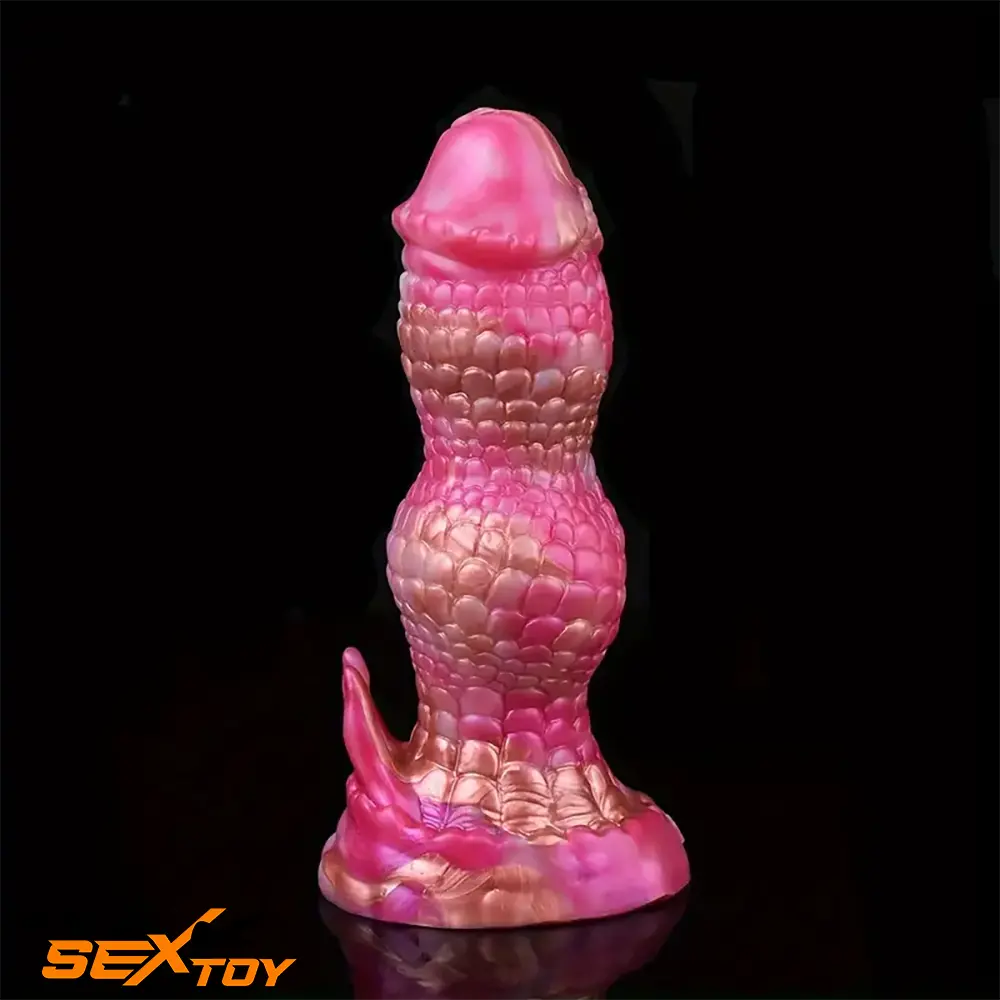 7.08in Fantasy Monster Dragon Silicone Soft Dildo For Couples Female Male Sex Toy
