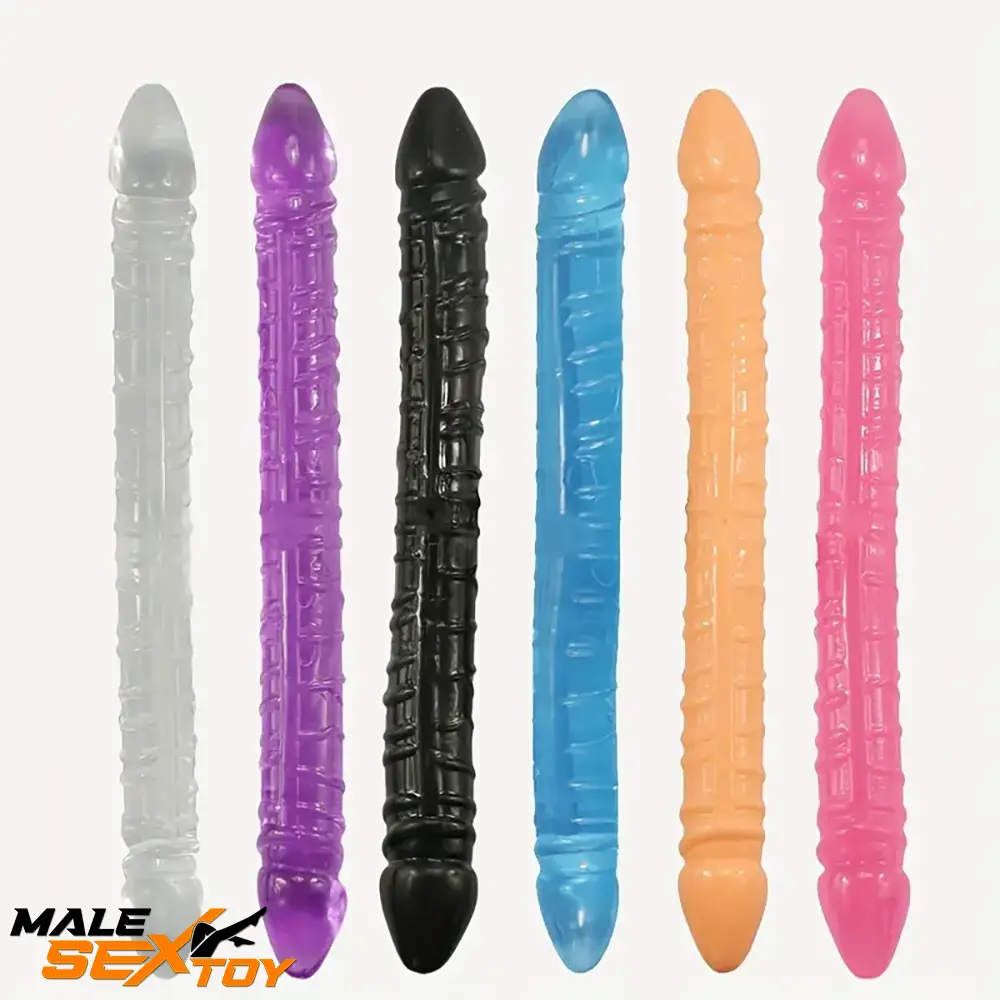 13.19in Dual Ended Long Big Dildo Sex Toy For Clit Increased Stimulation Male Sex Toy