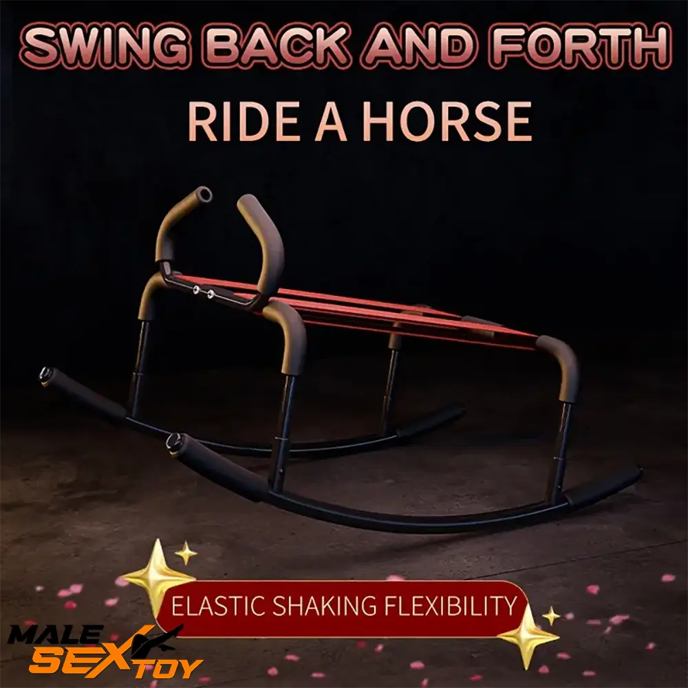 Horse Rocking Dildo Chair With Handrails For Couples Intimate Stool Male Sex Toy