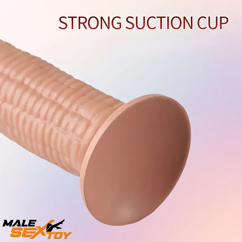 7.09in Real Vegetable Corn Dildo For Adults Vagina With Sucker Male Sex Toy
