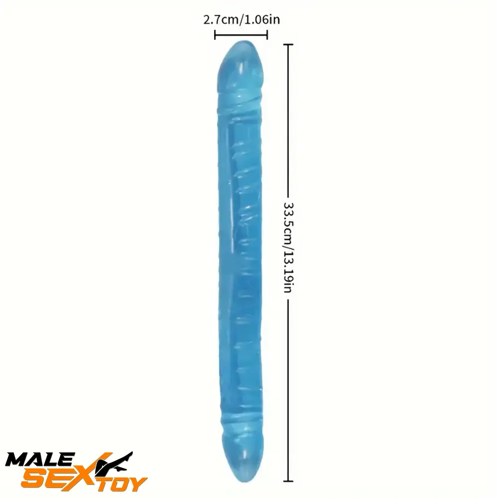 13.19in Dual Ended Long Big Dildo Sex Toy For Clit Increased Stimulation Male Sex Toy