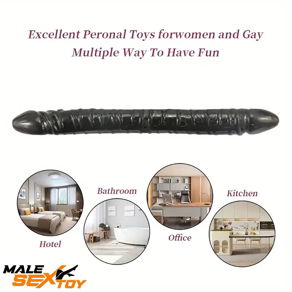 13.19in Dual Ended Long Big Dildo Sex Toy For Clit Increased Stimulation Male Sex Toy