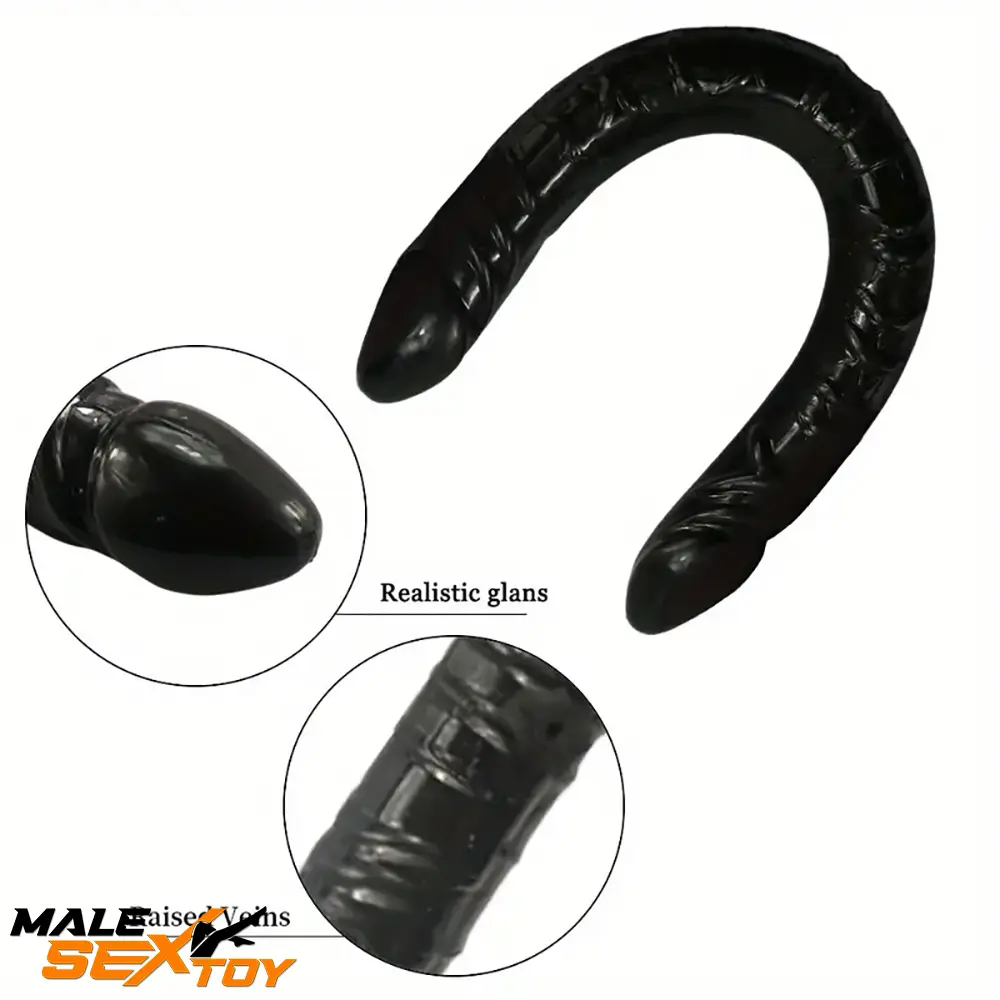 13.19in Dual Ended Long Big Dildo Sex Toy For Clit Increased Stimulation Male Sex Toy
