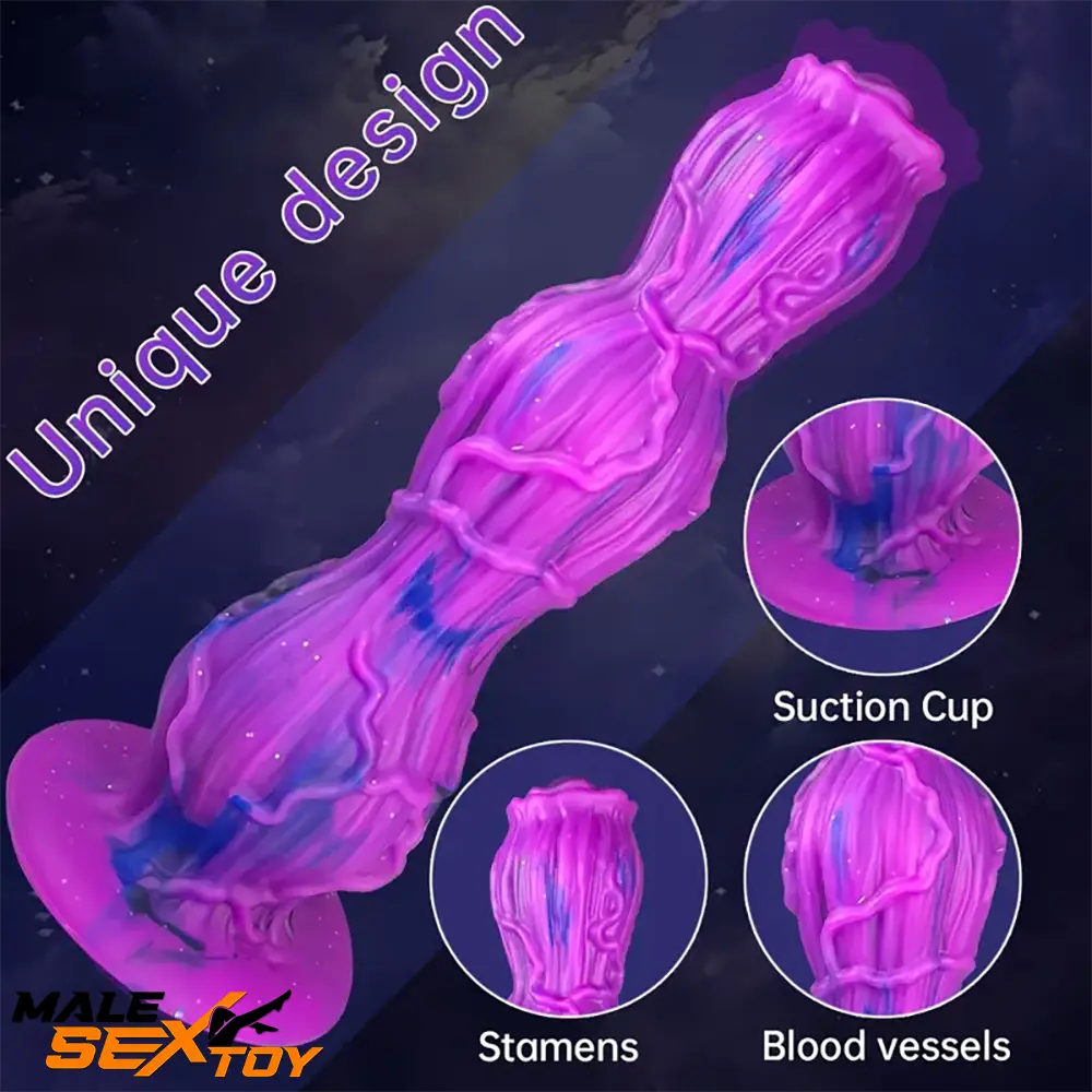 9.25in Fantasy Silicone Soft Big Dildo Women Vagina Female Sex Male Sex Toy